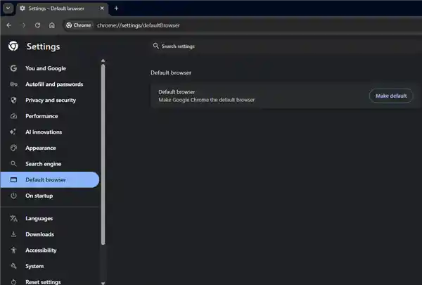 谷歌Chrome新功能上线：一键设为默认，抢占任务栏阵地